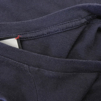 Gucci Cotton Emblem T-Shirt Top Navy — view 5