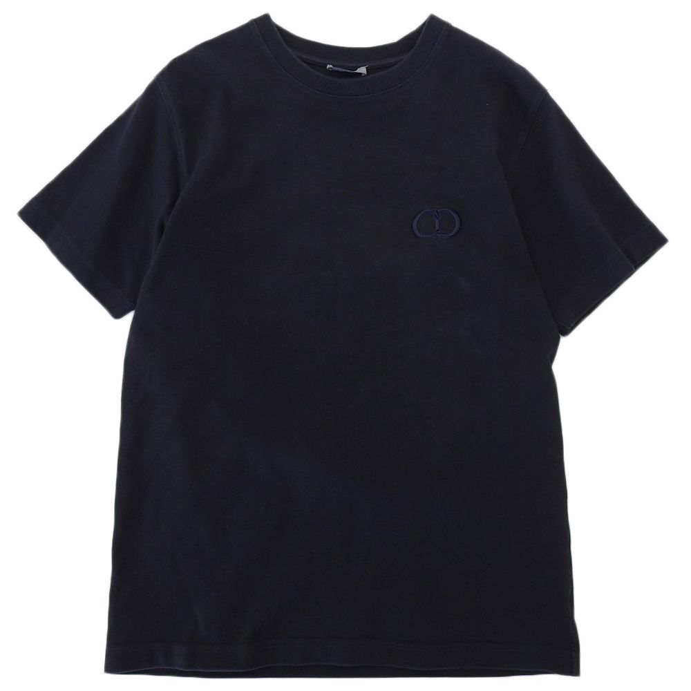 Dior Cotton Icon T-Shirt Top Navy