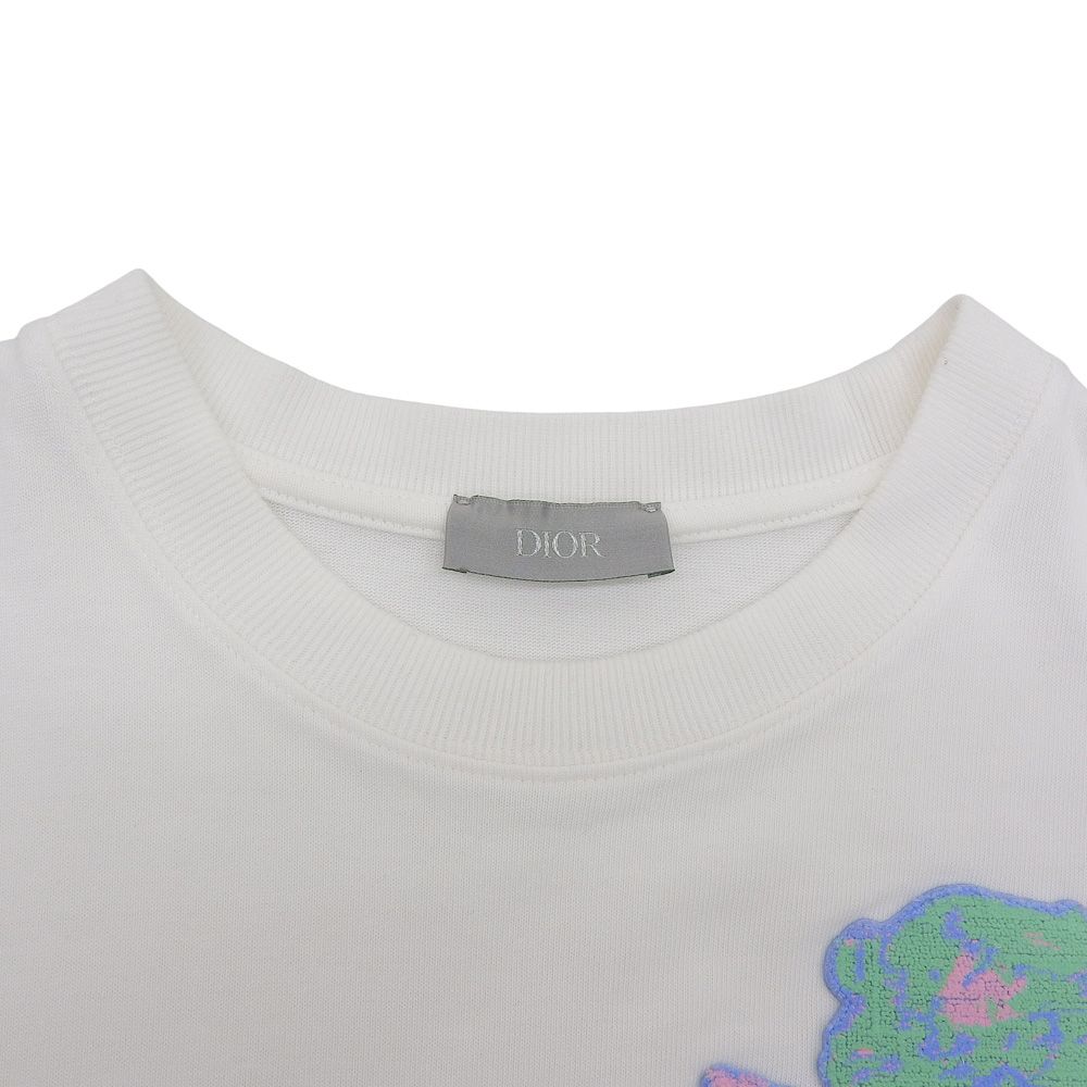 Dior Cotton T-Shirt Top White XS — view 3