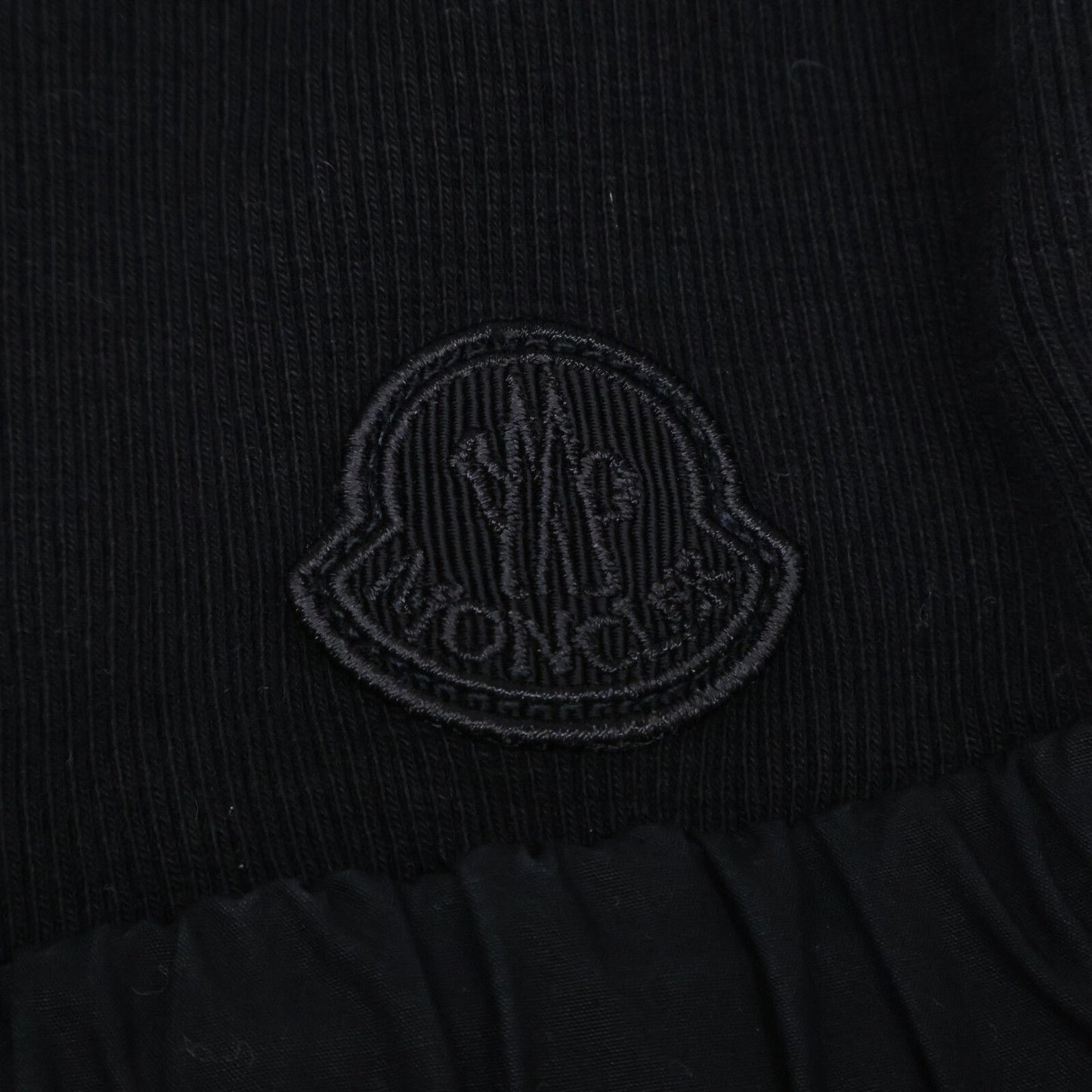 Moncler Black Vestito Rib Knit Sleeveless Dress — view 7