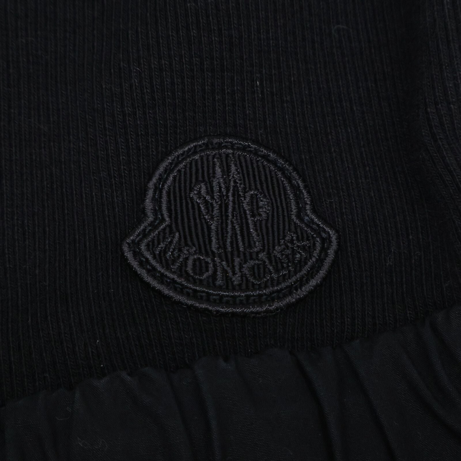 Moncler Black Vestito Rib Knit Sleeveless Dress — view 7