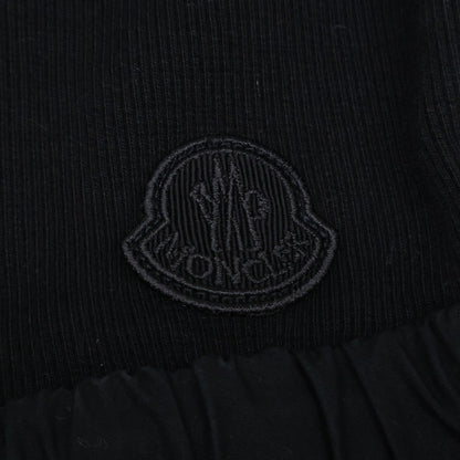 Moncler Black Vestito Rib Knit Sleeveless Dress — view 7