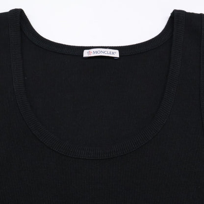Moncler Black Vestito Rib Knit Sleeveless Dress — view 8