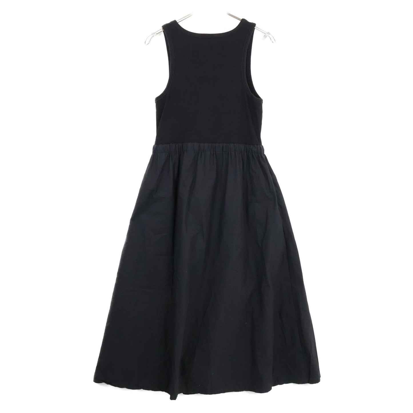 Moncler Black Vestito Rib Knit Sleeveless Dress — view 2