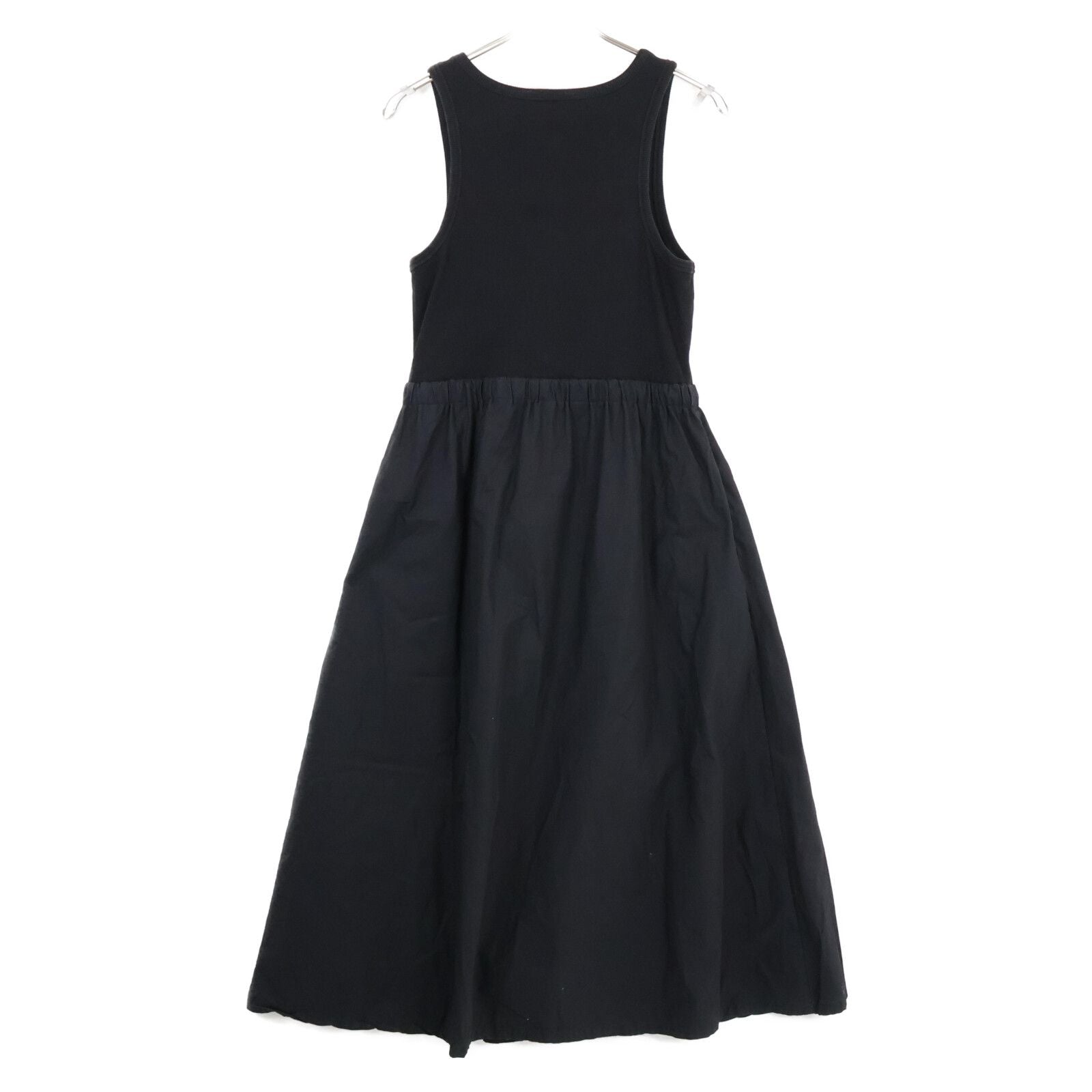 Moncler Black Vestito Rib Knit Sleeveless Dress — view 2
