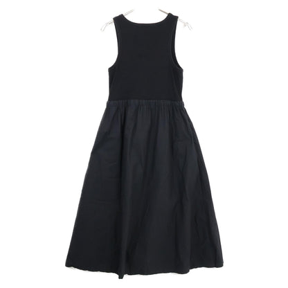 Moncler Black Vestito Rib Knit Sleeveless Dress — view 2
