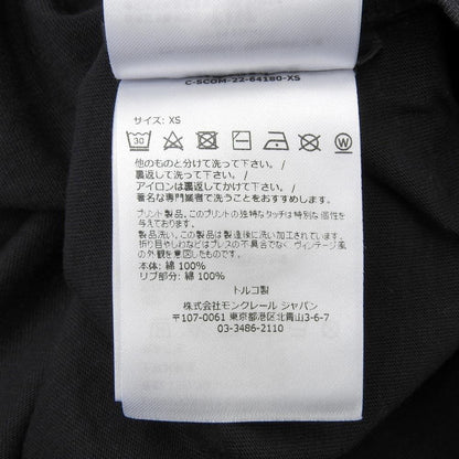 Moncler Cotton Print T-Shirt Top Black XS — view 4