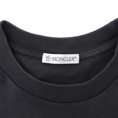 Moncler Cotton Print T-Shirt Top Black XS — view 3