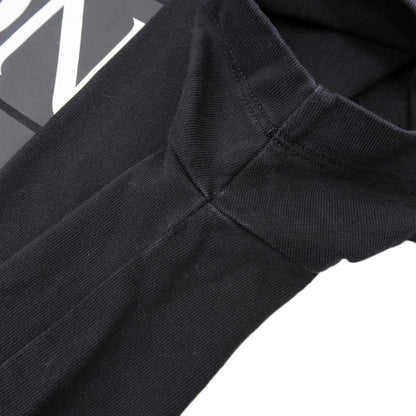 Moncler Cotton Print T-Shirt Top Black XS — view 5
