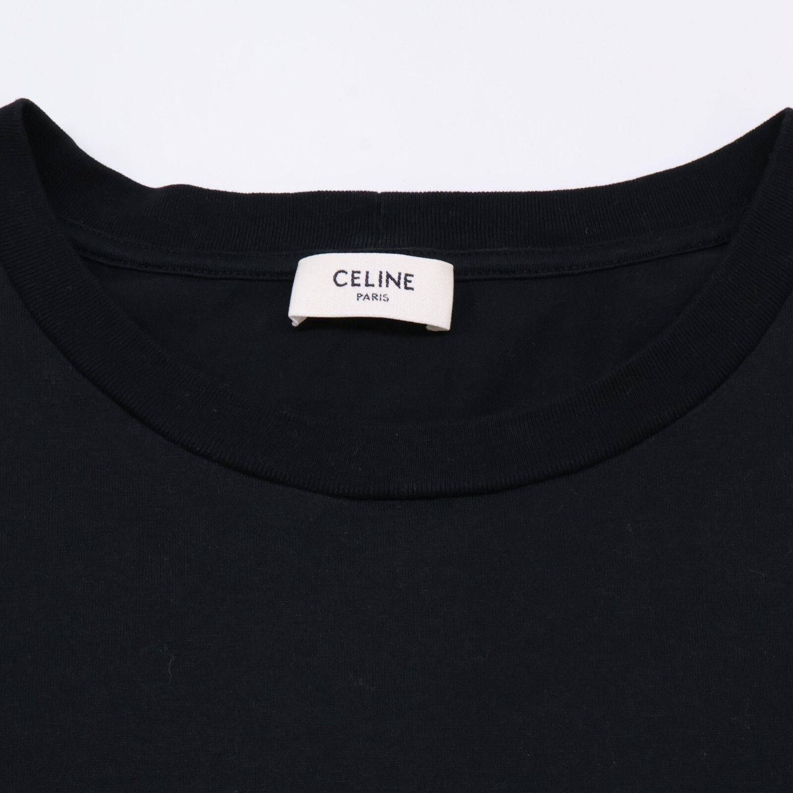 Celine Black Crack Logo Stone Shirt — view 5