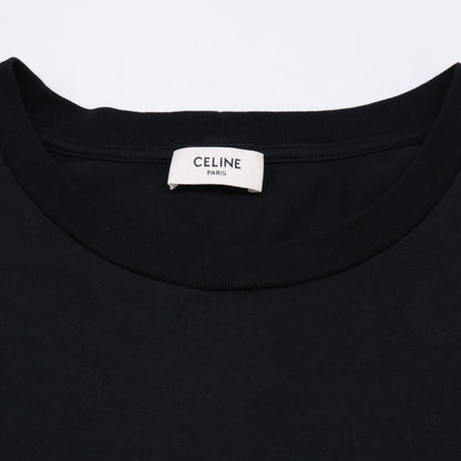 Celine Black Crack Logo Stone Shirt — view 5