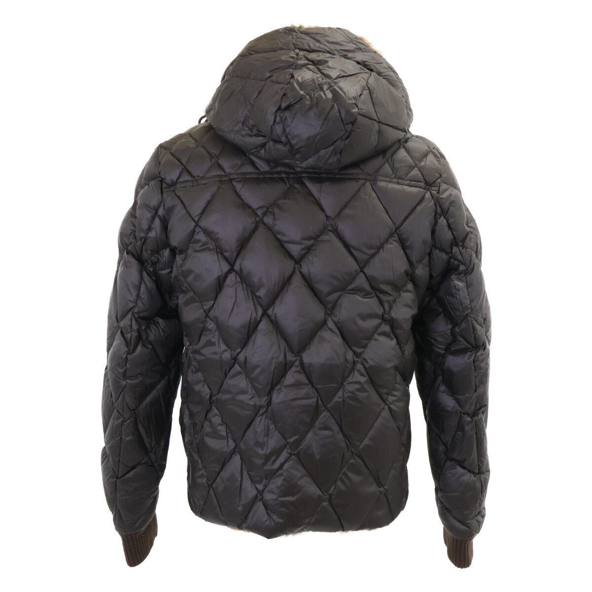 Moncler Bastogne Giubbotto Rabbit Fur Lining Reversible Down Jacket — view 2