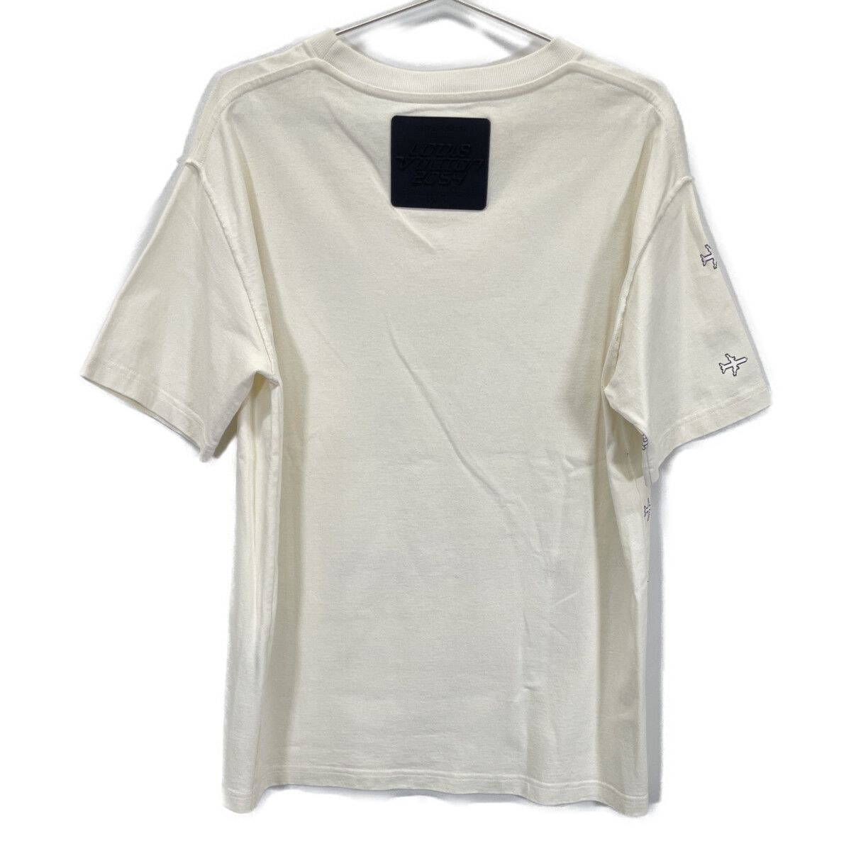 Louis Vuitton White Npl Airplane Print T-Shirt — view 2