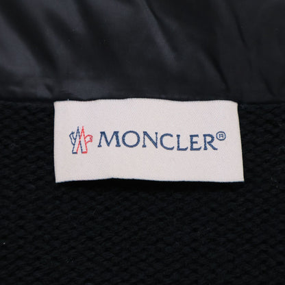 Moncler Black White Cardigan Tricot Border Jacket XS — view 4