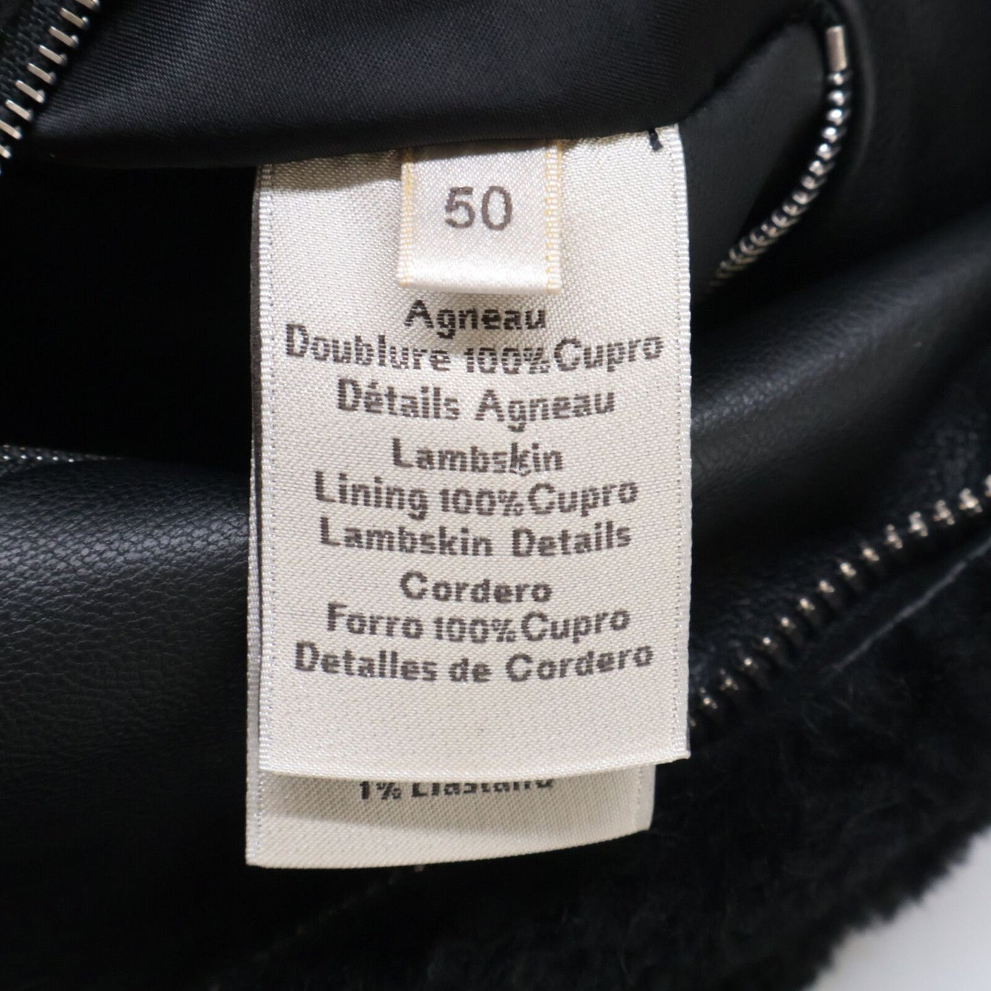 Hermes Shearling Boa Jacket Zip Up 50 — view 6