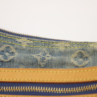 Louis Vuitton 06 Monogram Denim Baggy PM Long Strap Crossbody — view 8