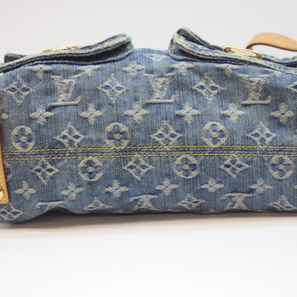 Louis Vuitton 06 Monogram Denim Baggy PM Long Strap Crossbody — view 5