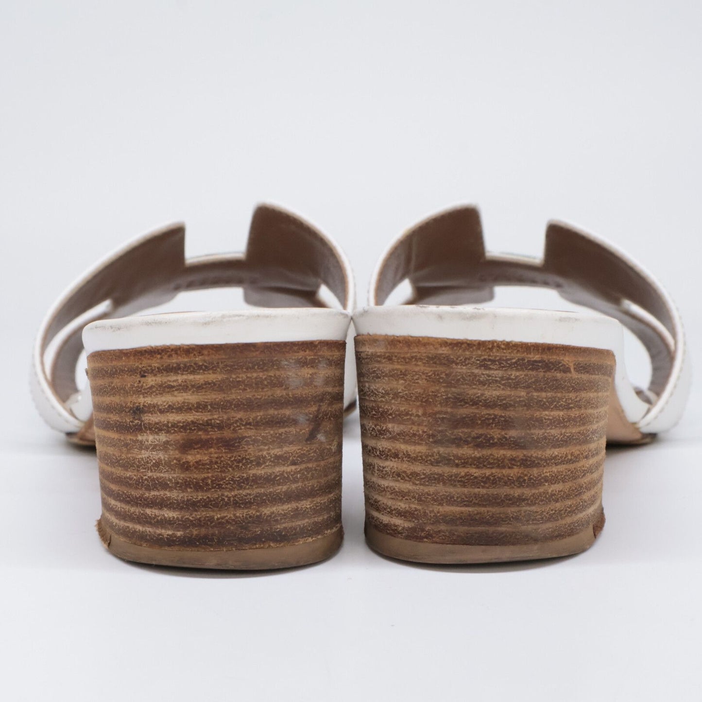 Hermes Oasis Calfskin Motif Sandals — view 4