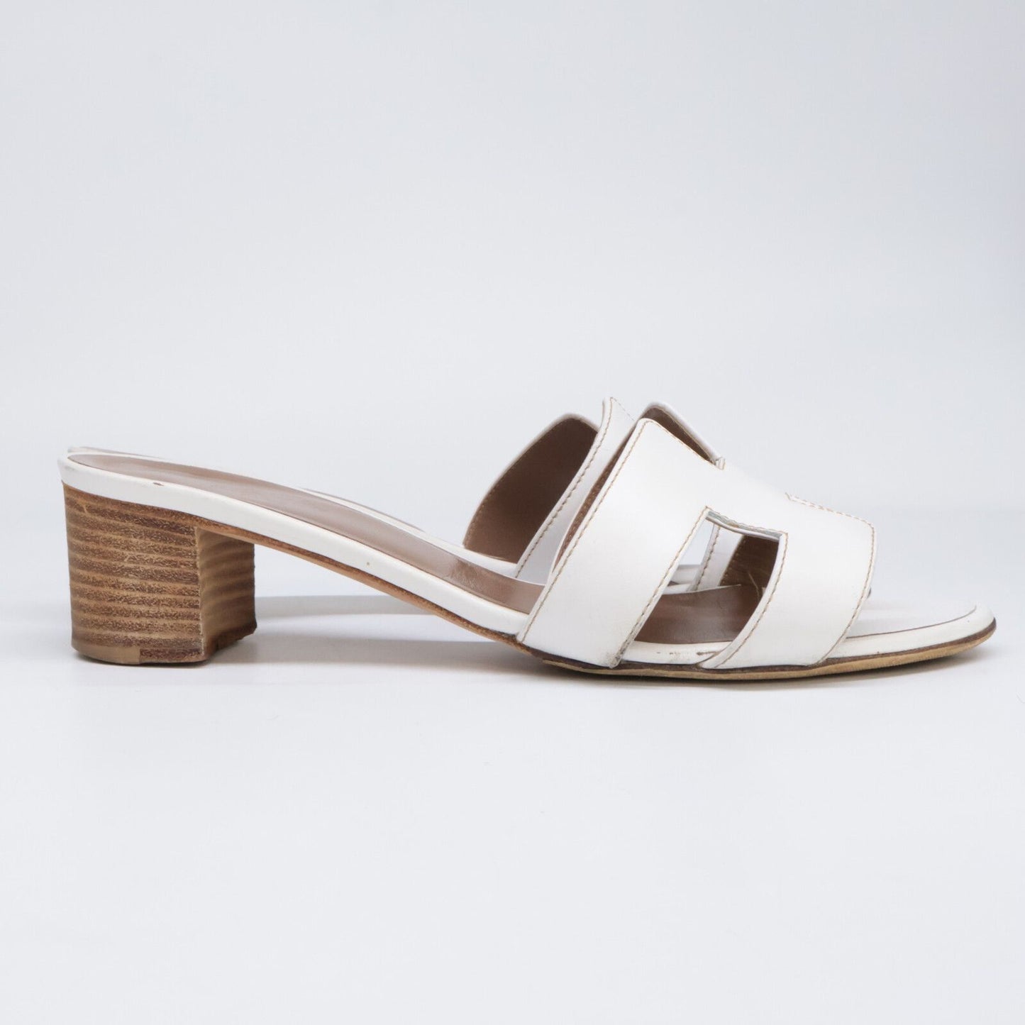 Hermes Oasis Calfskin Motif Sandals — view 5