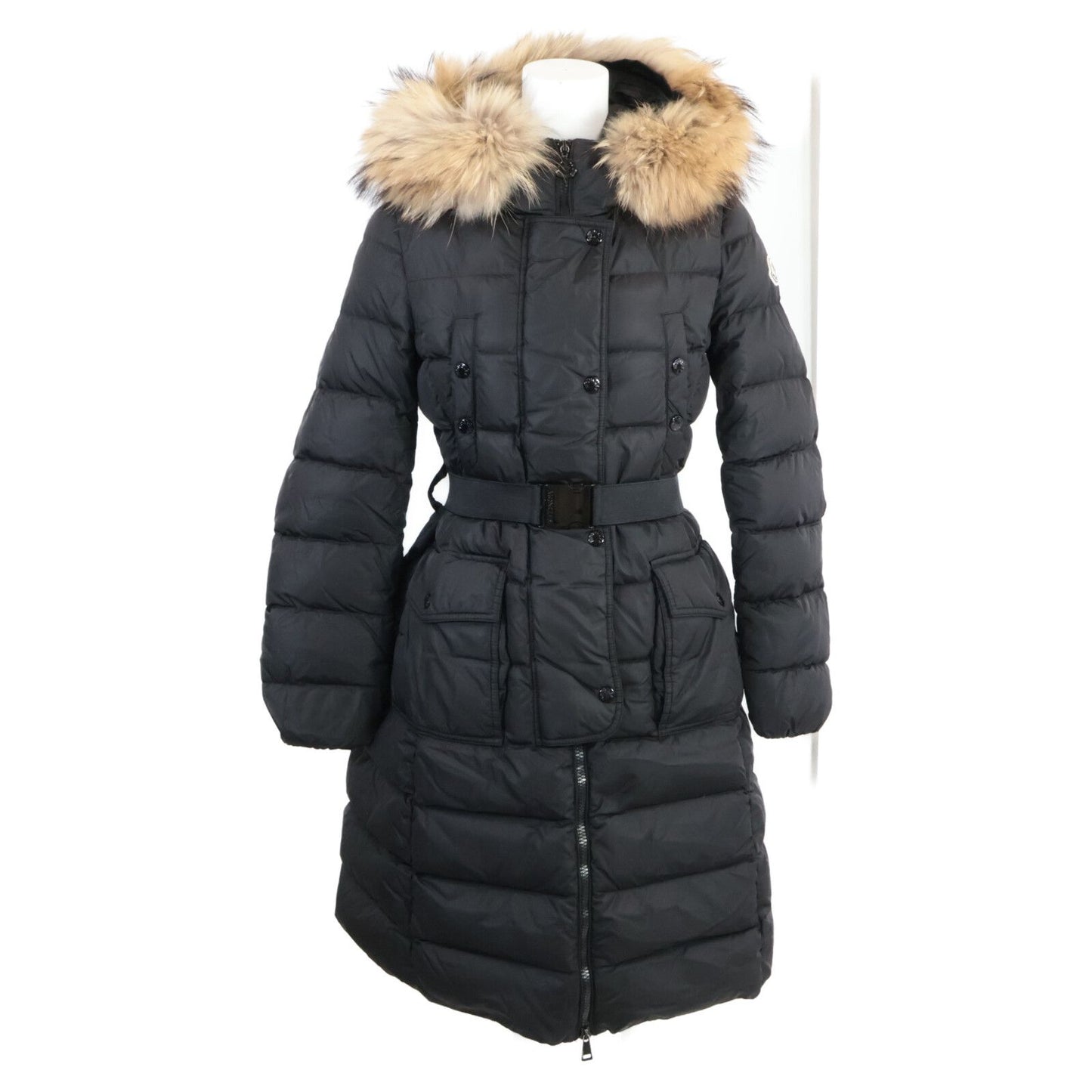Moncler Khloe Belted Hood Down Coat 00
