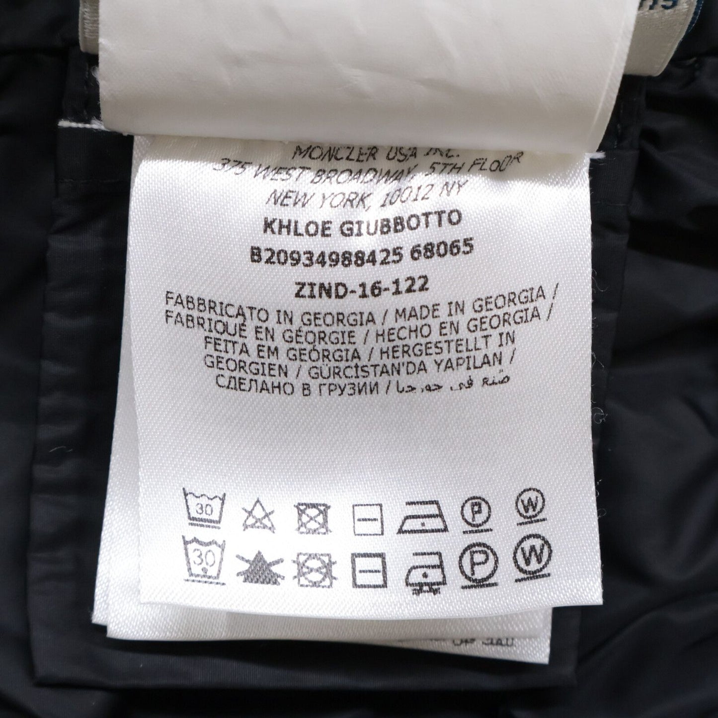 Moncler Khloe Belted Hood Down Coat 00 — view 8