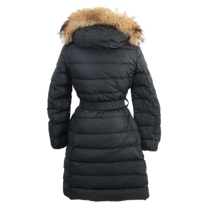 Moncler Khloe Belted Hood Down Coat 00 — view 2
