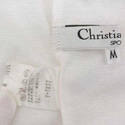 Dior Sports Cotton Short Sleeve T-Shirt Top White — view 5