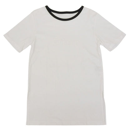Dior Sports Cotton Short Sleeve T-Shirt Top White