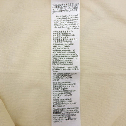 Balenciaga Cotton Campaign Logo T-Shirt Top Yellow — view 5