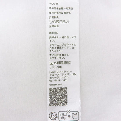 Celine Cotton Logo T-Shirt Top White — view 5