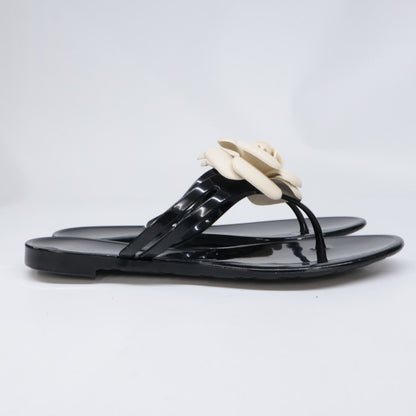 Chanel Camellia Ruba Sandals — view 4
