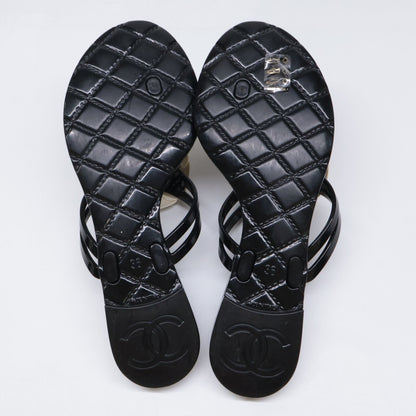 Chanel Camellia Ruba Sandals — view 6