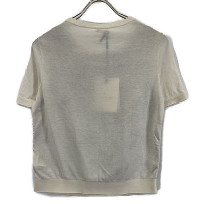 Moncler Beige Maglia Tricot Girocollo Short Sleeve T-Shirt — view 2