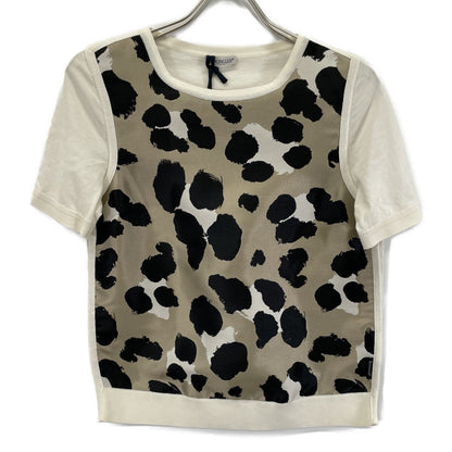 Moncler Beige Maglia Tricot Girocollo Short Sleeve T-Shirt