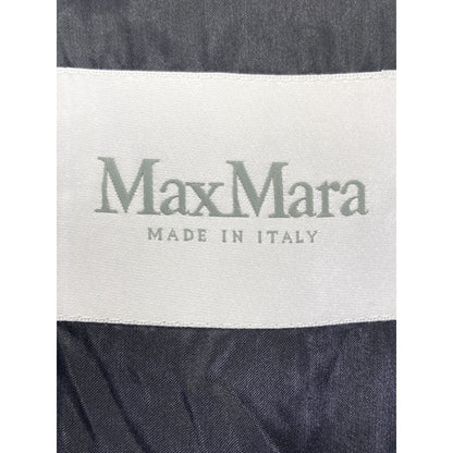 Max Mara Brown Black Alpaca Cowl Border Jagi Coat 42 — view 4