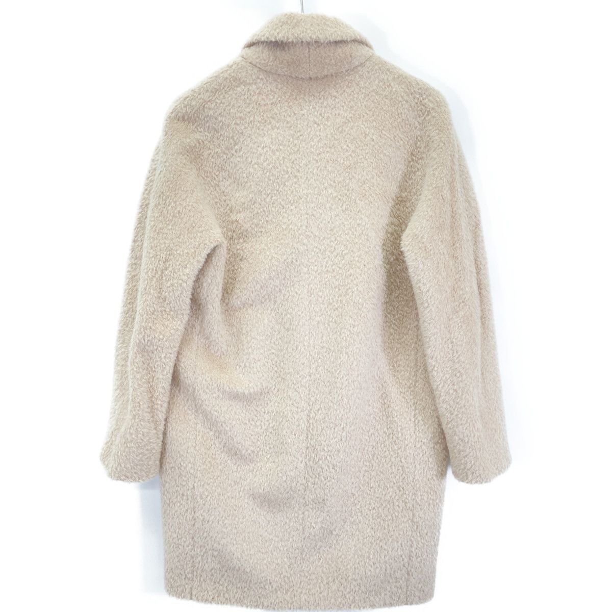 Max Mara Maxmara Studio Pink Alpaca Cowl Jagi Stand Collar Coat 38 — view 2