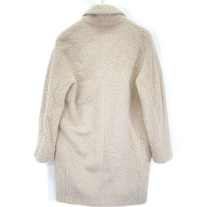 Max Mara Maxmara Studio Pink Alpaca Cowl Jagi Stand Collar Coat 38 — view 2