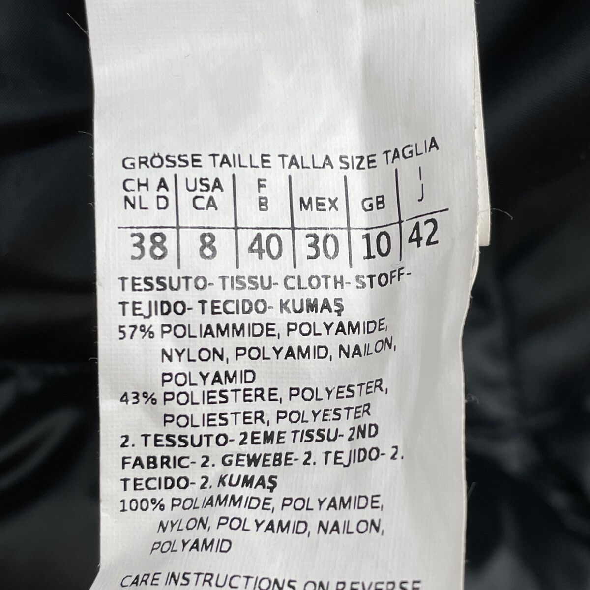 Max Mara S Maxmara Dark Navy Beige Belted Reversible Hooded Down Coat 42 — view 7