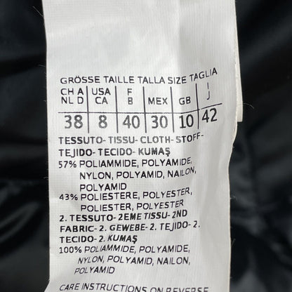 Max Mara S Maxmara Dark Navy Beige Belted Reversible Hooded Down Coat 42 — view 7