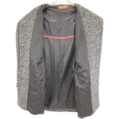 Max Mara Maxmara Studio Gray Alpaca Cowl Jagi Coat 40 — view 3