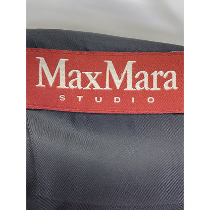 Max Mara Maxmara Studio Gray Alpaca Cowl Jagi Coat 40 — view 4