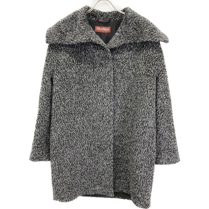 Max Mara Maxmara Studio Gray Alpaca Cowl Jagi Coat 40