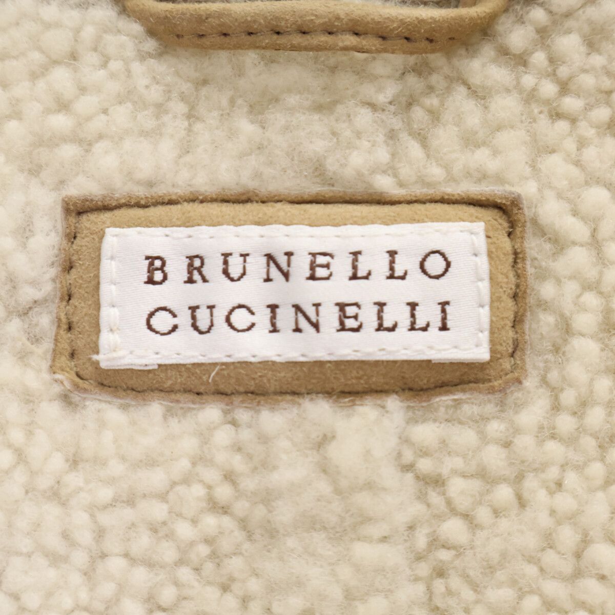 Brunello Cucinelli Suede Inner Boa Zip Up Jacket — view 4