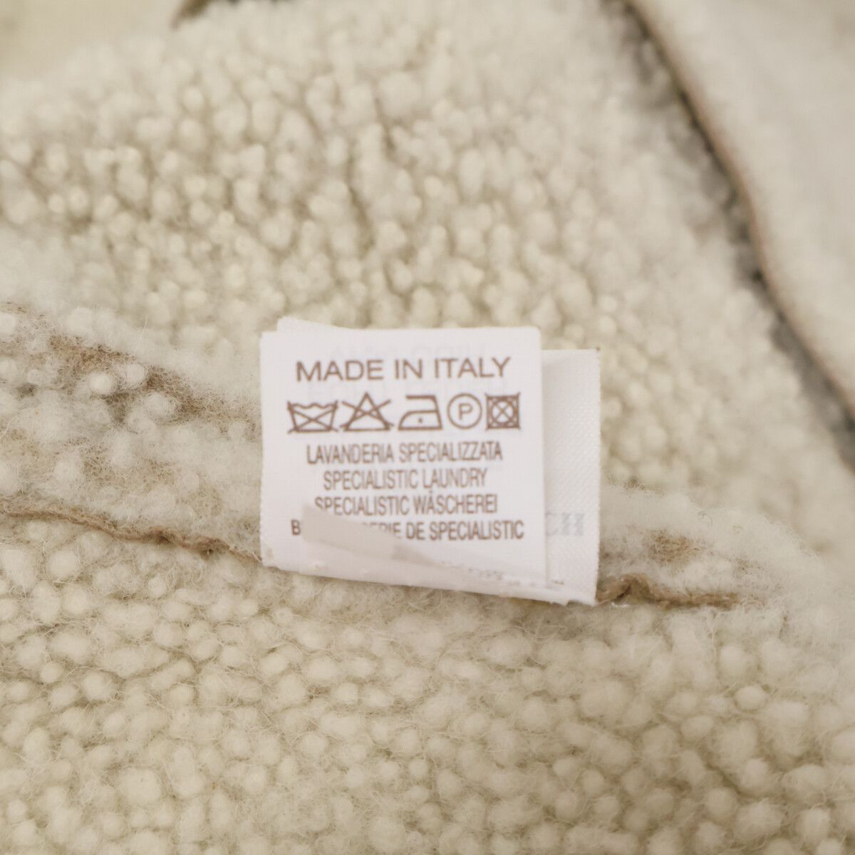 Brunello Cucinelli Suede Inner Boa Zip Up Jacket — view 6