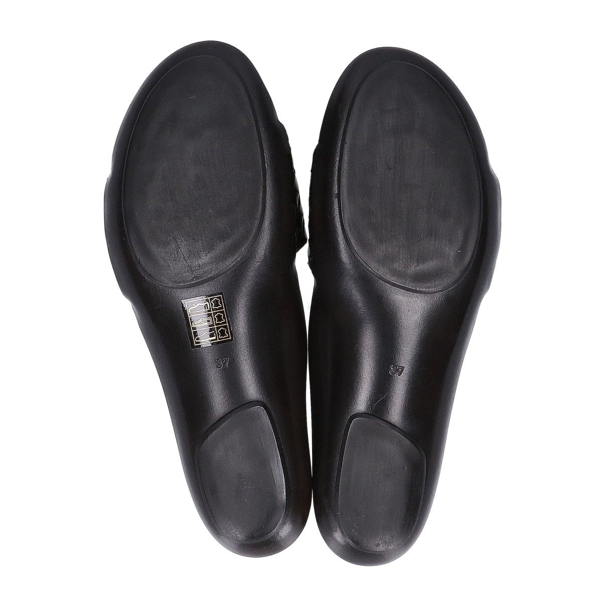 Bottega Veneta Leather Intrecciato Flat Sandals — view 6