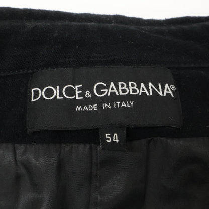 Dolce & Gabbana Black Wool Nylon Peacoat 54 Coat — view 4