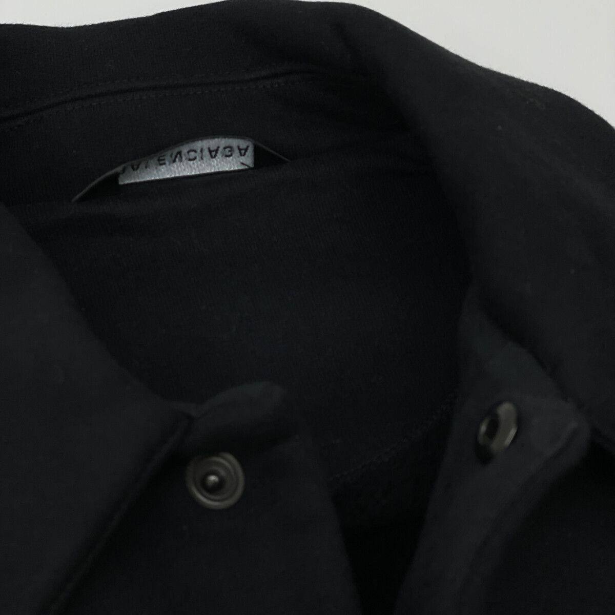 Balenciaga Black Basketball Cocoon Shirt Jacket XS — view 7