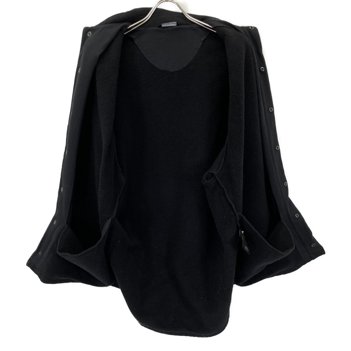 Balenciaga Black Basketball Cocoon Shirt Jacket XS — view 3