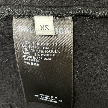Balenciaga Black Basketball Cocoon Shirt Jacket XS — view 4