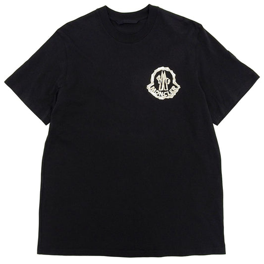 Moncler Cotton Chest Logo T-Shirt Top Black XL SS XL